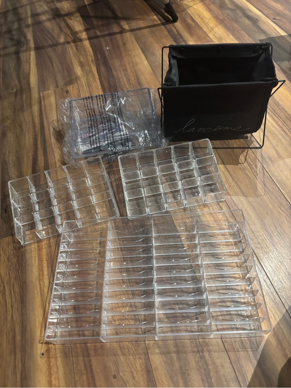 Bundle of mostly new  makeup up organizers